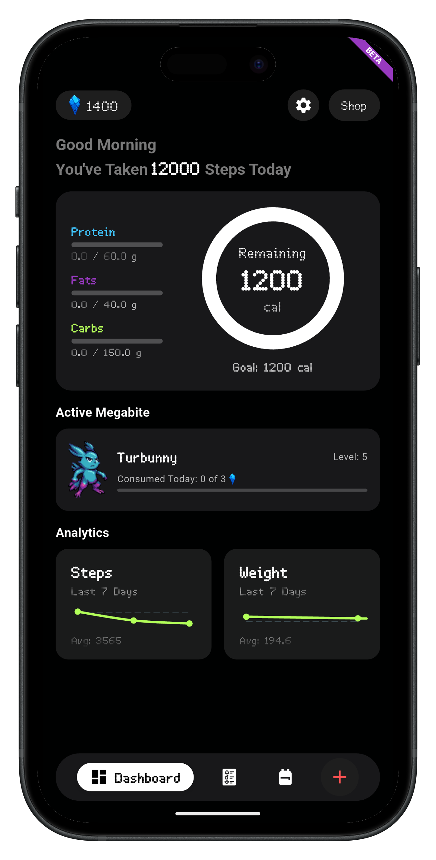 Megabites Fitness App